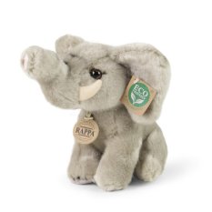 Rappa Pluszowy słoń siedzący 18 cm ECO-FRIENDLY