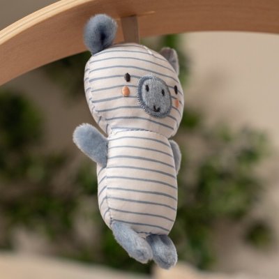 Balanço conversível INGENUITY com melodia Swing'n Go Chambray 0m+ até 9kg