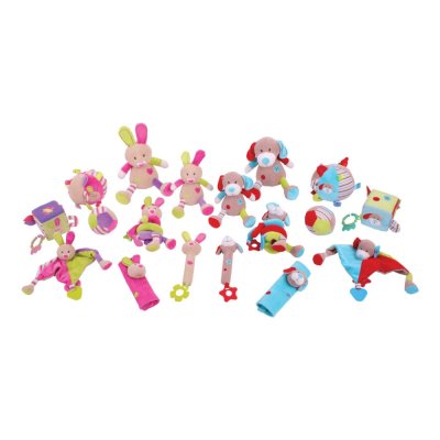 Bigjigs Baby Textil motoros labda - Bella nyuszi