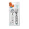 BABYONO Spoon and fork stainless steel grey-white 12m+