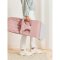 BABYBJÖRN Lounger Bliss Dusty pink Petal Woven, hellgraue Konstruktion