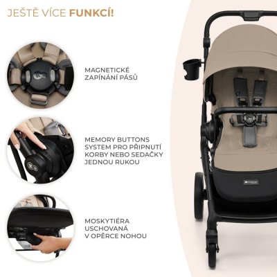 KINDERKRAFT SELECT Sportkinderwagen Yoxi Sand Beige