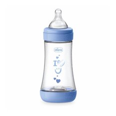 CHICCO Babyflasche Perfect5 Silikon 240ml Junge