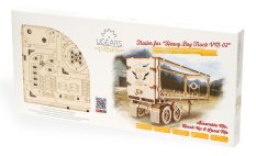 Ugears 3D Wooden Mechanical Puzzle Trailer for Heavy Boy Tractor