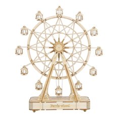 RoboTime 3D Wooden Puzzle Music Box Ferris Wheel