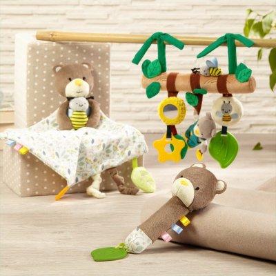 BABYONO Hanging toy gardener Teddy 0m+