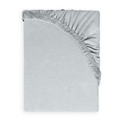 BABYMATEX Jersey Spannbettlaken wasserdicht 35x75 cm grau