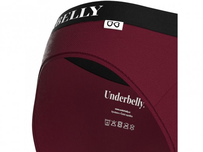 Menstruační kalhotky Underbelly univers, Slabší menstruace - bordó