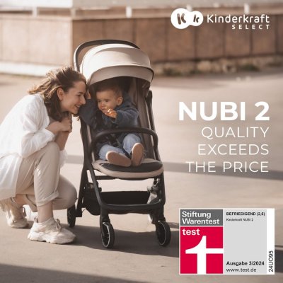 KINDERKRAFT SELECT Sportkinderwagen Nubi 2 Sand Beige