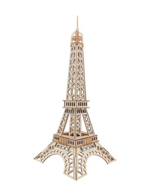 Woodcraft Drewniane puzzle 3D Wieża Eiffla