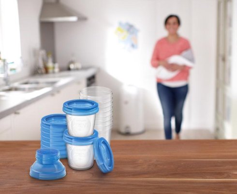 Philips AVENT VIA Muttermilchbehälter, 10 Stk