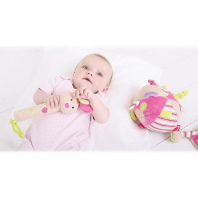 Bigjigs Baby Textil motoros labda - Bella nyuszi