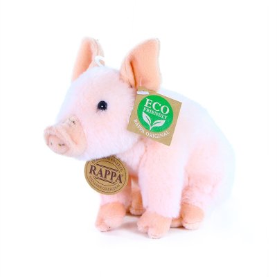 Rappa Plyschgris 18 cm ECO-FRIENDLY
