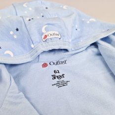 Kombinezon podszyty BIO DR Outlast® - jasnoniebieskie gwiazdki/jasnoniebieski