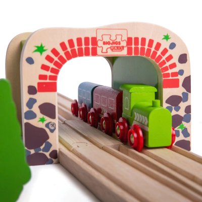 Bigjigs Rail Túnel Ferroviário Duplo