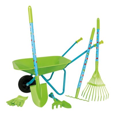 small foot Großes Garten-Set mit Schubkarre