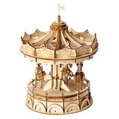 RoboTime Puzzle 3D in legno Giostra allegra