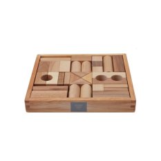 Wooden Story Klocki w drewnianym pudełku - 30 szt. - Naturalne