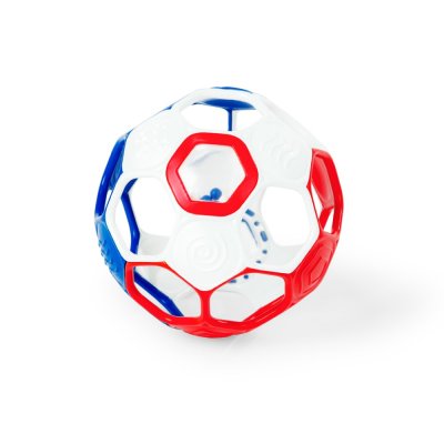 OBALL Brinquedo Oball RATTLE GOALS™ 10 cm Vermelho, Branco e Azul 0m+