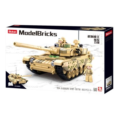 Sluban Model Bricks M38-B0790 Char de combat principal Type 99A