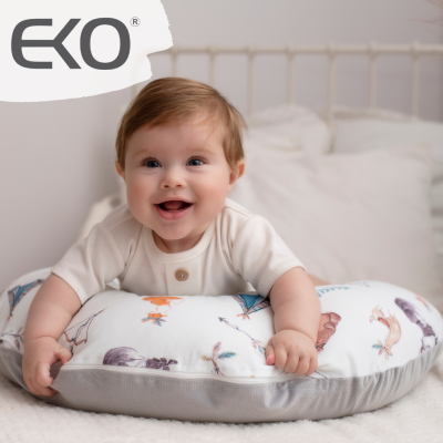 EKO Poduszka do karmienia mała Velvet Gardener Bear 60x60cm