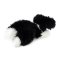Rappa Plush Border Collie Dog Lying 30 cm ECO-FRIENDLY