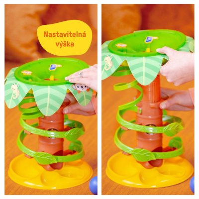 BRIGHT STARTS Muzikale ballenbaan Tropical Twirl 6m+