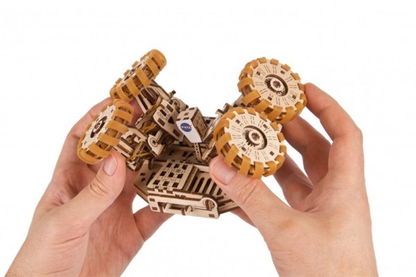 Ugears 3D puzzle mecánico de madera NASA, Vehículo Lunar