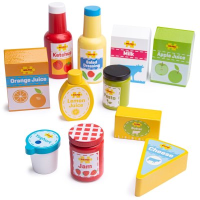 Bigjigs Toys Set mit frischen Lebensmitteln