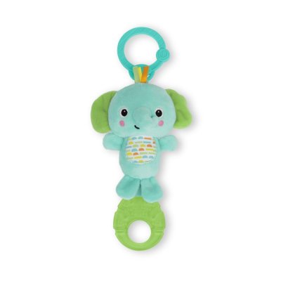 BRIGHT STARTS Spielzeug mit Melodie am C-Ring Tug Tunes™ Elefant 0m+