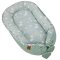 ÖKO Babynest VELVET Dogs Mint 90x60 cm