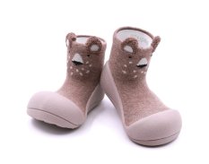 ATTIPAS Botičky Zootopie Bear A21ZO Beige M vel.20, 109-115 mm