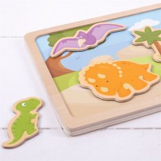 Puzzle magnétique dinosaures Bigjigs Toys
