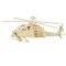 Woodcraft Puzzle 3D in legno elicottero Apache