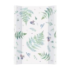 CEBA BABY Wickelauflage 2-seitig mit fester Platte (50x70) Comfort Watercolor World Polypody