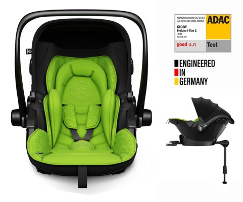 EASYWALKER Set XXL Harvey5 Air Premium Mineral Grey + KIDDY Evoluna i-size 2 + Basis