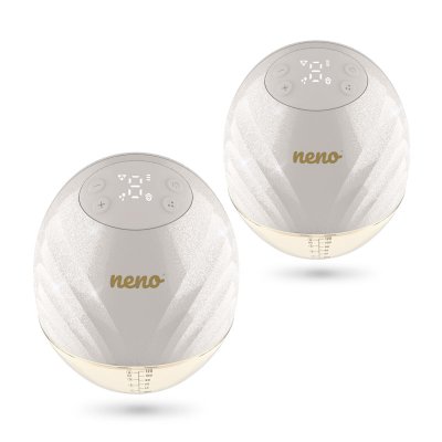 NENO Milchpumpe Duo elektrisch, freihändig, Perla Twin