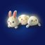 PABOBO Luminous plush pet shake bunny (shake it and it lights up!)