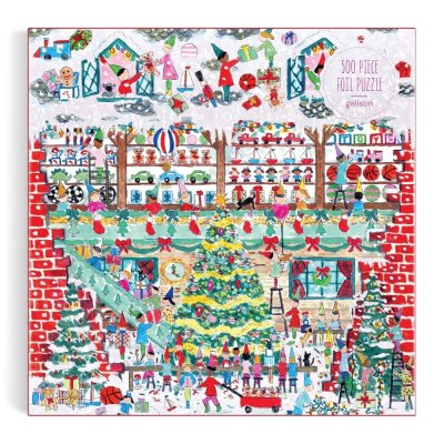 Galison Folie Puzzel Michael Storrings Kerst Speelgoedwerkplaats 500 stukjes