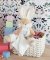 Doudou Set de regalo - Conejito de peluche con mantita de 31 cm beige