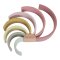 LITTLE DUTCH Skládačka duha Pink
