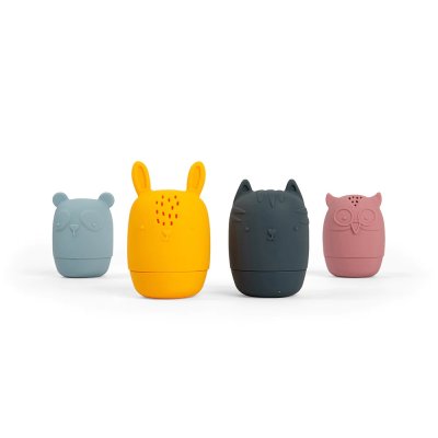 Bigjigs Toys Silikonowe zwierzątka do ściskania do kąpieli
