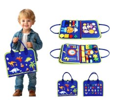 2Kids Toys Sensoryczna książeczka busy Dinozaury 4