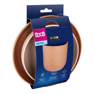 LOVI Geschirrset mit Becher 3-tlg. Müsli