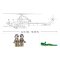 Sluban Army Model Bricks M38-B0838 Borbeni helikopter AH-1Z Viper