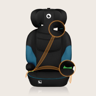 LIONELO Seggiolino Auto Lars i-Size (100-150 cm) Green Turquoise