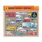Mudpuppy Houten Puzzel Transportmiddelen + Standaard 100 Stukjes