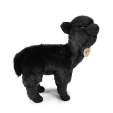 Rappa Plüsch Lama Alpaka schwarz 23 cm ECO-FRIENDLY