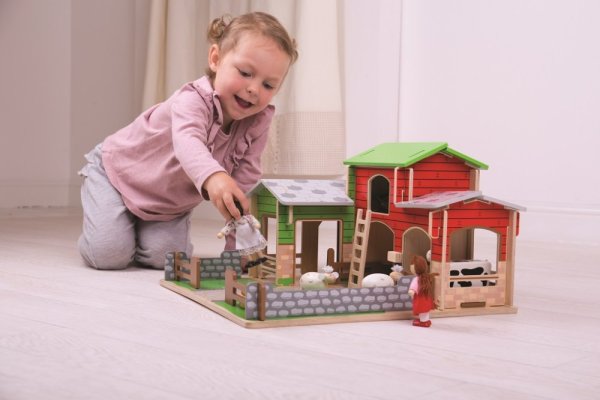 Bigjigs Toys Cobblestone Farm