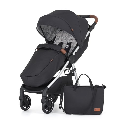 PETITE&MARS Sportkinderwagen Royal2 Silver Perfect Black + PETITE&MARS Tasche Jibot GRATIS